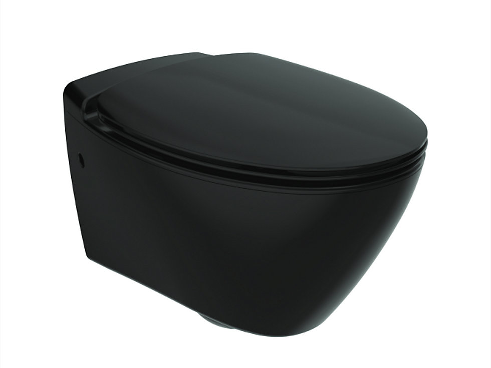 Kohler - Presqui’le™  Wall Hung Toilet With Quiet-close™ Slim Seat Cover In Black